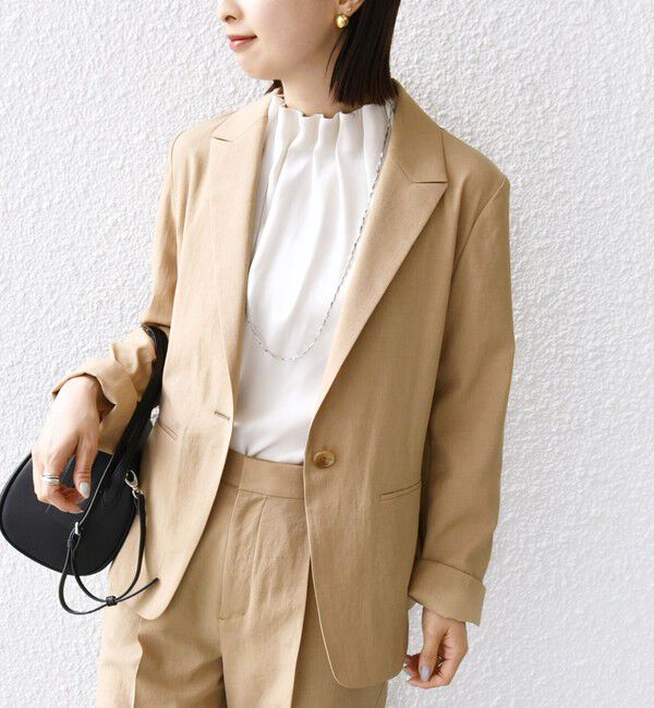 SHIPS for women「〈手洗い可能〉FUNCTIONAL テーラード ジャケット（セットアップ対応）」|テーラードジャケット|