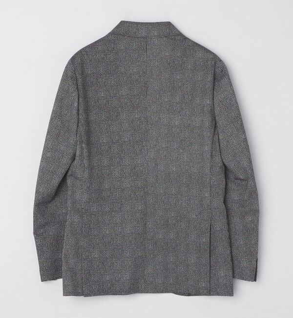 SHIPS「SHIPS: ジャージー ハウンドトゥース プリント ライト ジャケット」|テーラードジャケット|