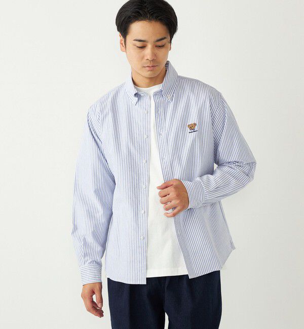 SHIPS Colors 「SHIPS Colors:TeddyBear(R) コットン オックス ボタンダウン シャツ◇」|シャツ・ブラウス|ネイビー