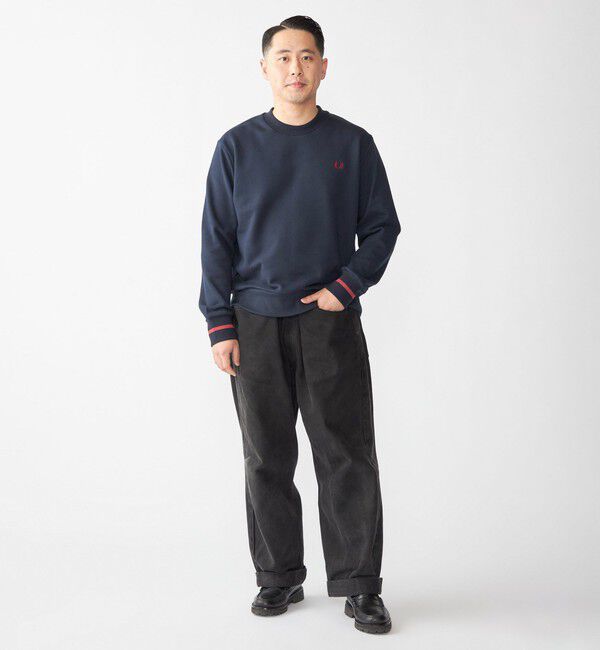 SHIPS「【SHIPS別注】FRED PERRY: シングル ティップ スウェットシャツ」|スウェット・ジャージ|