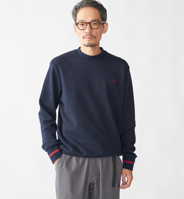SHIPS「【SHIPS別注】FRED PERRY: シングル ティップ スウェットシャツ」|スウェット・ジャージ|