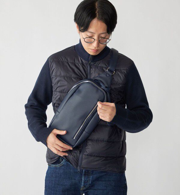 SHIPS「【WEB限定】SHIPS: 合成皮革 ワンショルダー バッグ」|ショルダー・メッセンジャー|