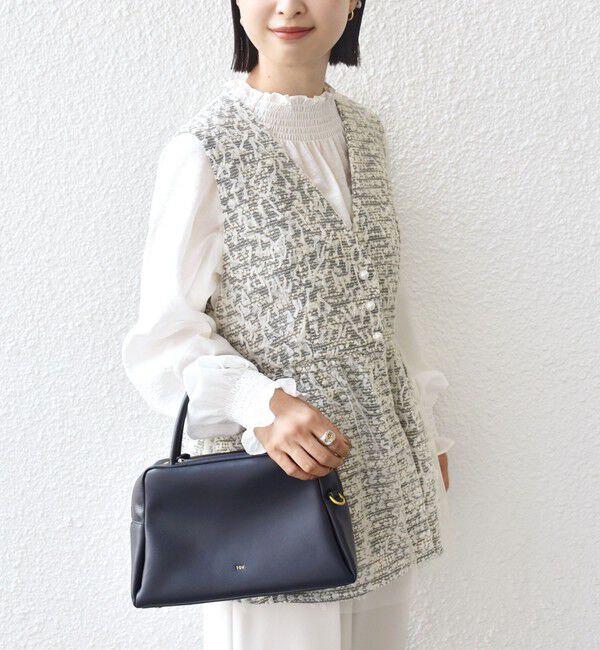 SHIPS for women「【SHIPS別注】troisiemeCHACO: チュール ジレ（セレモニー対応可）」|ベスト・ジレ|