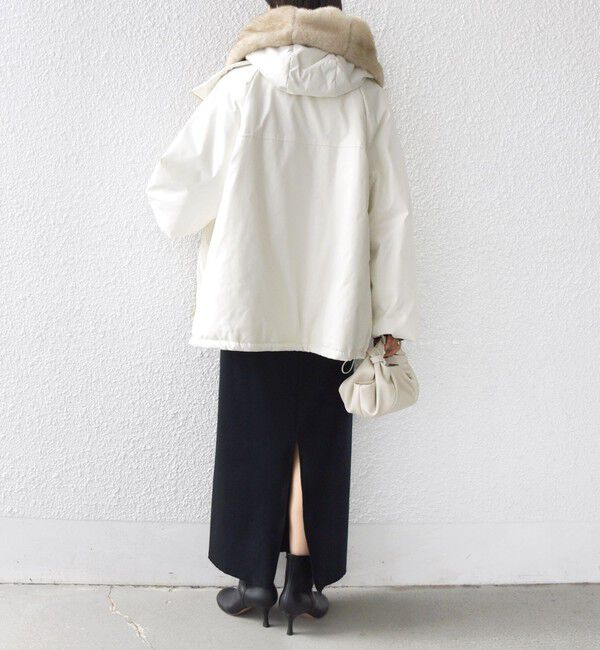 SHIPS for women「【WEB限定】2WAY フェイクファー 中綿 ブルゾン」|ブルゾン・スタジャン|