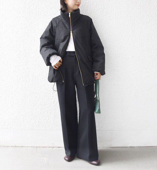 SHIPS for women「【WEB限定】2WAY フェイクファー 中綿 ブルゾン」|ブルゾン・スタジャン|