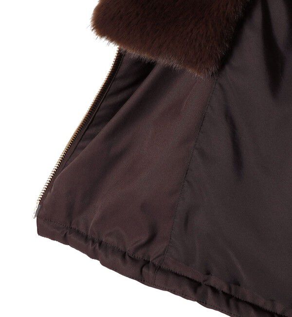 SHIPS for women「【WEB限定】2WAY フェイクファー 中綿 ブルゾン」|ブルゾン・スタジャン|