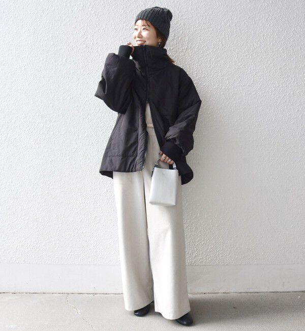 SHIPS any「【WEB限定】SHIPS any: 中綿 ダブル ジップ スタンド ブルゾン」|ブルゾン・スタジャン|