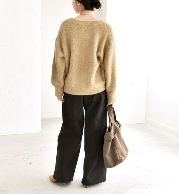 quaranciel「quaranciel:〈洗濯機可能〉ピンタック ウォーム ワイド パンツ」|その他|