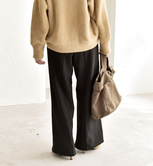 quaranciel「quaranciel:〈洗濯機可能〉ピンタック ウォーム ワイド パンツ」|その他|