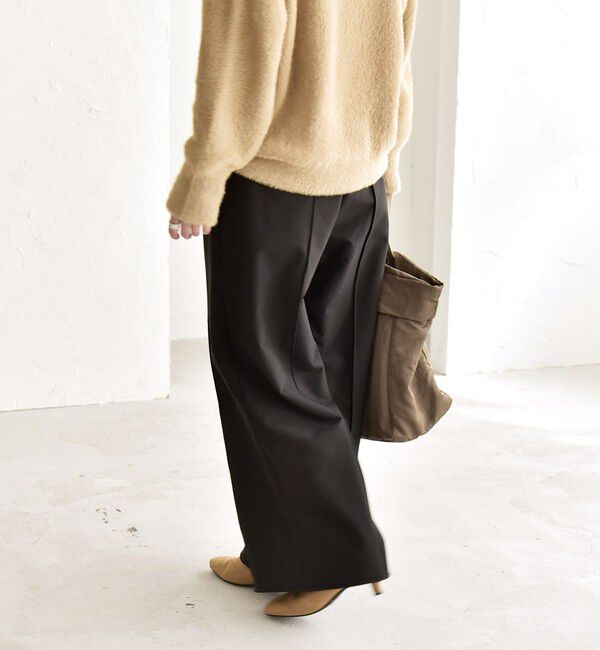 quaranciel「quaranciel:〈洗濯機可能〉ピンタック ウォーム ワイド パンツ」|その他|