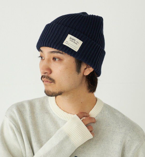 SHIPS Colors 「SHIPS Colors:〈手洗い可能〉アゼ ニット キャップ」|ニット帽|
