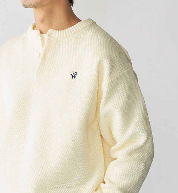 SHIPS「【WEB限定】SHIPS: ヘンリーネック レイヤード ニット」|ニット・セーター|