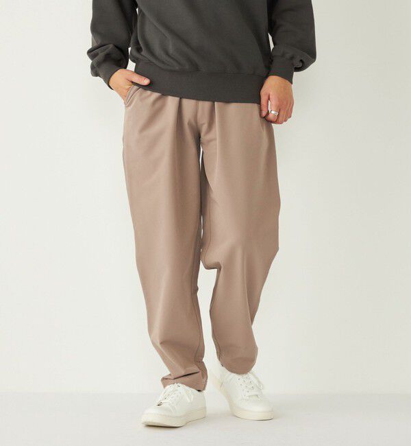 SHIPS Colors 「SHIPS Colors:〈洗濯機可能〉バックフリース ストレッチ イージー パンツ◇」|その他|ベージュ
