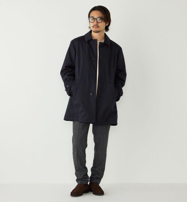 SHIPS Colors 「SHIPS Colors:〈撥水・防風〉sorona(R) 中綿 ステンカラーコート」|ステンカラーコート|