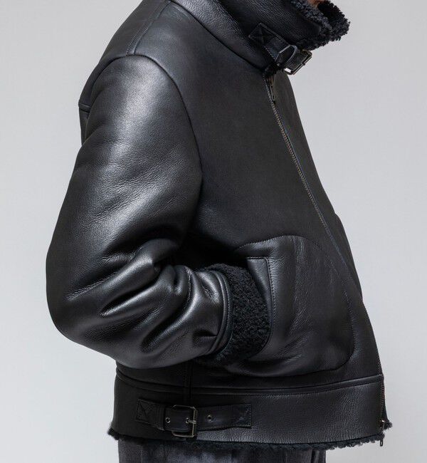 SHIPS「SHIPS: ムートン ジャケット B-3」|その他|