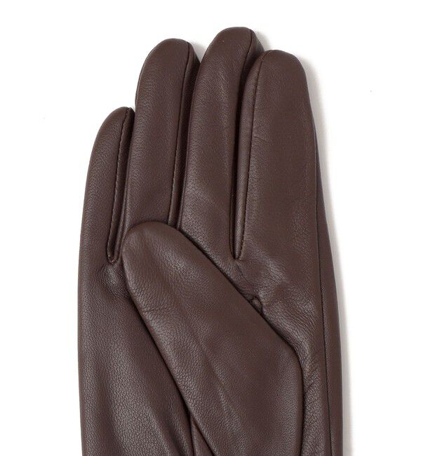 SHIPS for women「カシミヤ ライニング レザー グローブ」|手袋|