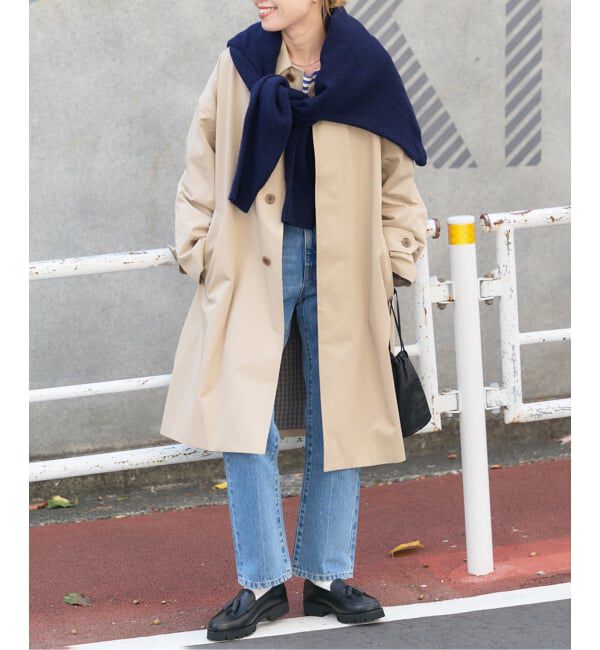 OUTDOOR PRODUCTS Usual Things「ライナーチェックステンカラーコート」|ステンカラーコート|