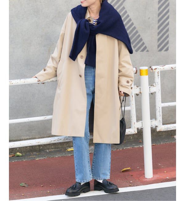 OUTDOOR PRODUCTS Usual Things「ライナーチェックステンカラーコート」|ステンカラーコート|