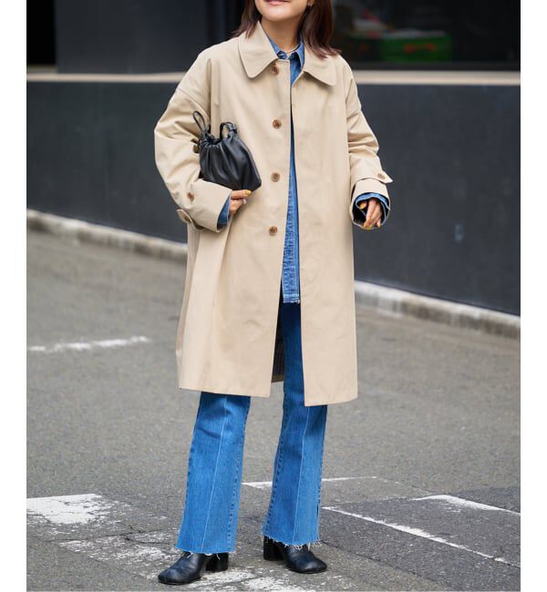 OUTDOOR PRODUCTS Usual Things「ライナーチェックステンカラーコート」|ステンカラーコート|