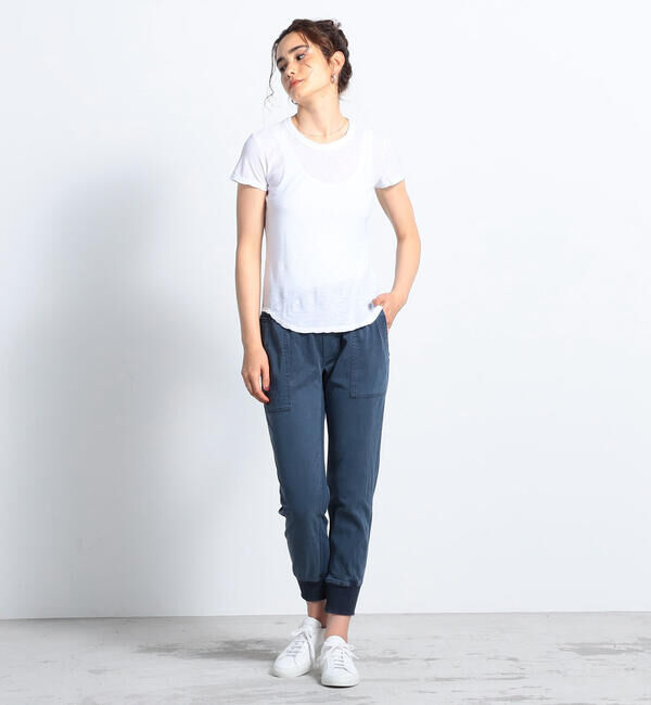 JAMES PERSE「スラブジャージー クルーネック Ｔシャツ WUA3037」|Tシャツ・カットソー|