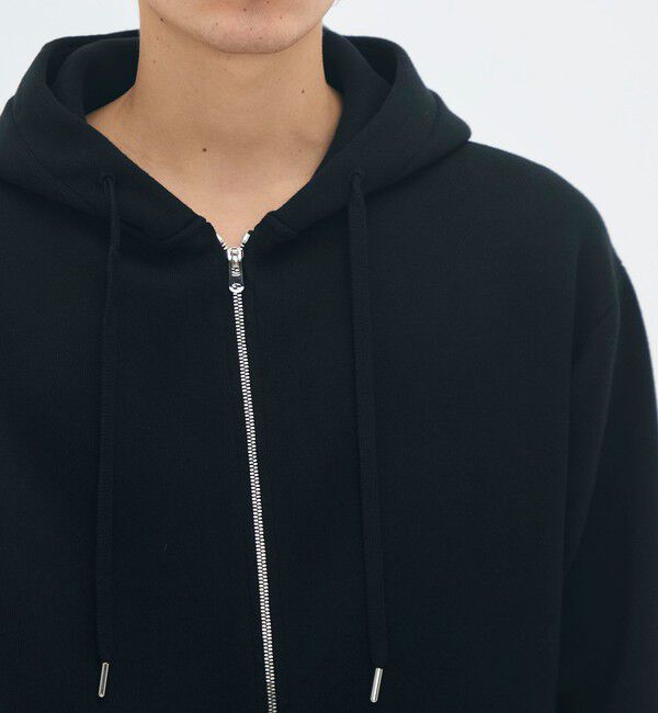 CABaN「CABaN コットンカシミヤ ジップパーカ」|ニット・セーター|