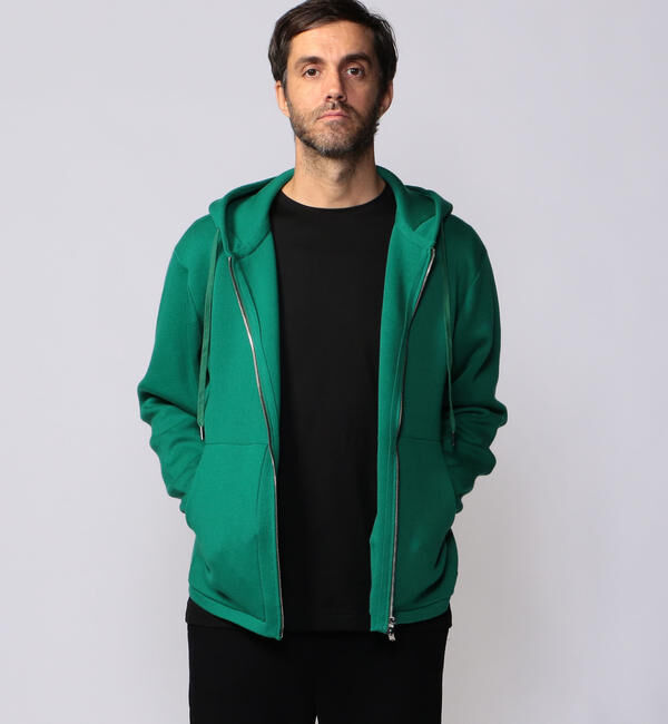 CABaN「CABaN コットンカシミヤ ジップパーカ」|ニット・セーター|