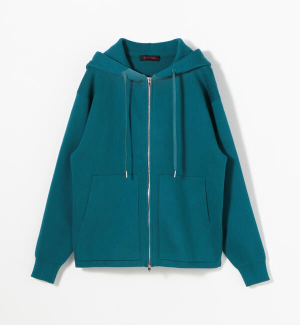 CABaN「CABaN コットンカシミヤ ジップパーカ」|ニット・セーター|