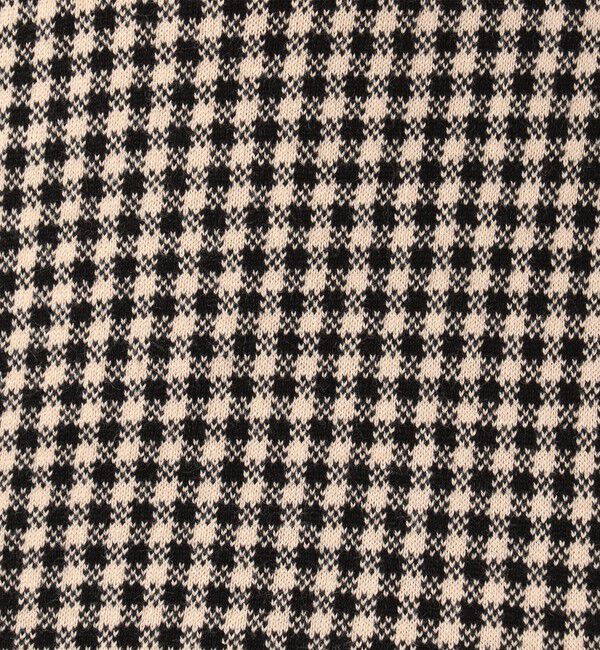 CABaN「コットンカシミヤ ギンガムチェックカーディガン」|カーディガン|