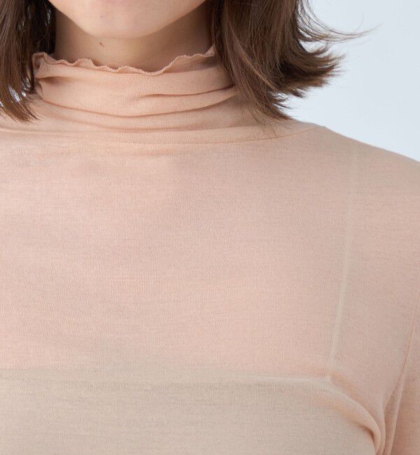 MACPHEE「シアージャージー タートルネックプルオーバー」|Tシャツ・カットソー|