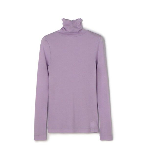 MACPHEE「シアージャージー タートルネックプルオーバー」|Tシャツ・カットソー|71 ライトパープル