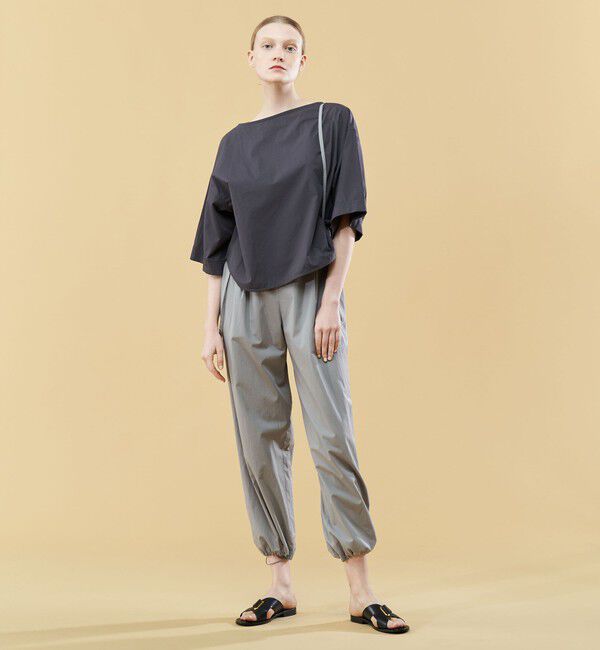 GALERIE VIE「コンパクトコットンツイル ワイドスリーブブラウス」|シャツ・ブラウス|