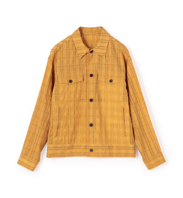 TOMORROWLAND MENS「ポリエステルナイロンキュプラ Gジャン」|ブルゾン・スタジャン|26 オレンジ系