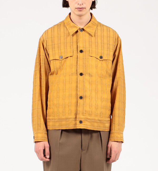 TOMORROWLAND MENS「ポリエステルナイロンキュプラ Gジャン」|ブルゾン・スタジャン|