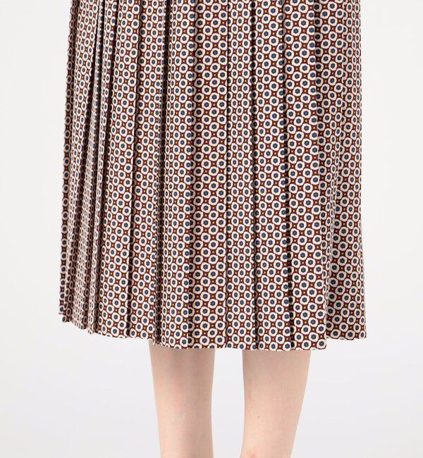 TOMORROWLAND collection「コモンフラワープリント プリーツミディスカート」|スカート|