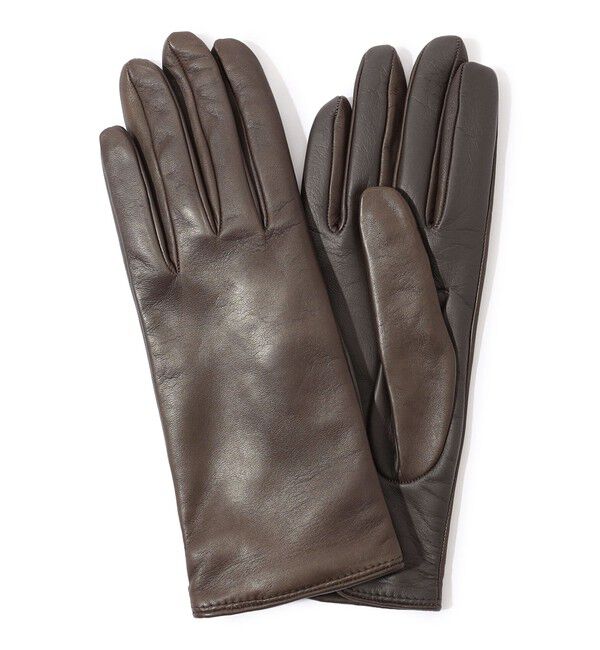 TOMORROWLAND GOODS「Gala Gloves タッチパネル対応 レザーグローブ」|手袋|17 チャコールグレー