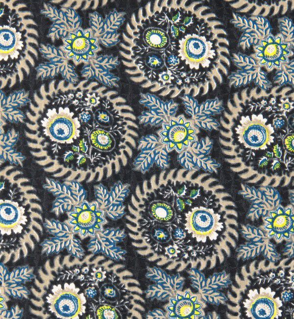 SOULEIADO「ポリステルプリント Iラインロングスカート」|タイト|