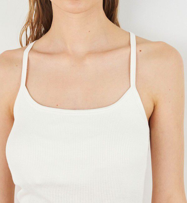 DES PRES「シルクコットンリブ キャミソール」|Tシャツ・カットソー|