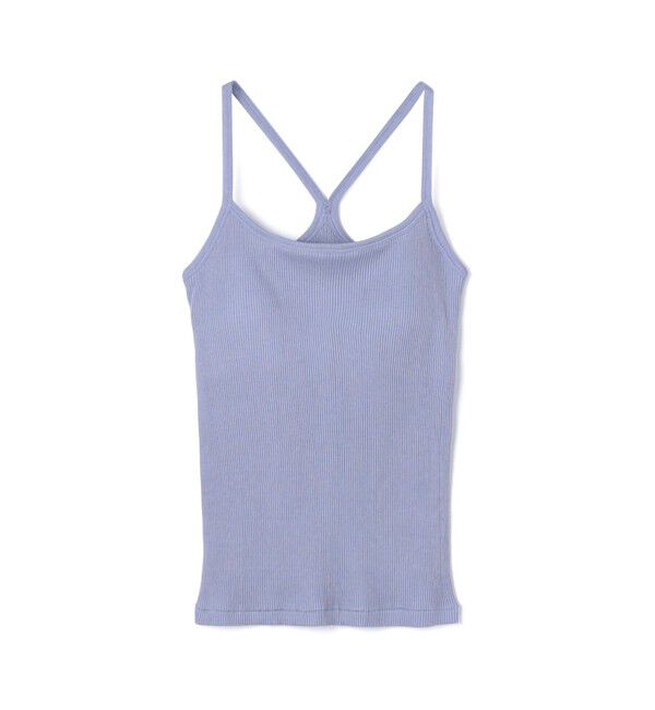 DES PRES「シルクコットンリブ キャミソール」|Tシャツ・カットソー|61 ライトブルー