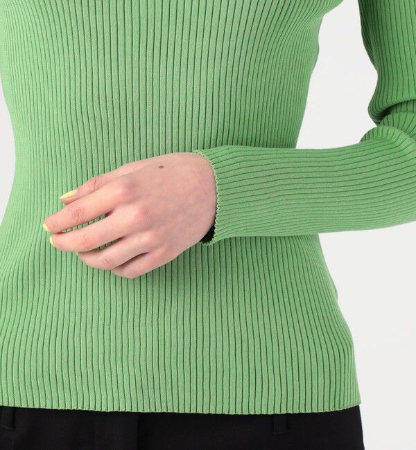 DES PRES「コットンアセテートリブ クルーネックプルオーバー」|ニット・セーター|