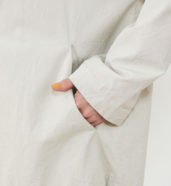 GALERIE VIE「パラシュートクロス ワイドチェスタージャケットコート」|チェスターコート|