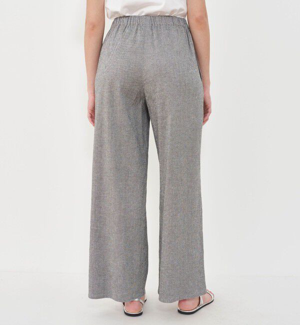 GALERIE VIE「コットンリネンストレッチ イージーワイドパンツ」|その他|