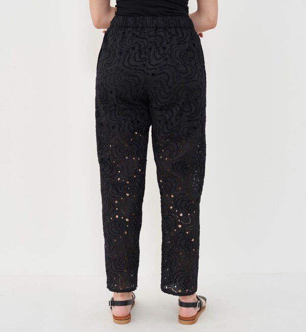 GALERIE VIE「オイスターエンブロイダリー イージーストレートパンツ」|その他|