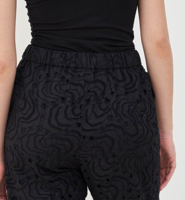 GALERIE VIE「オイスターエンブロイダリー イージーストレートパンツ」|その他|