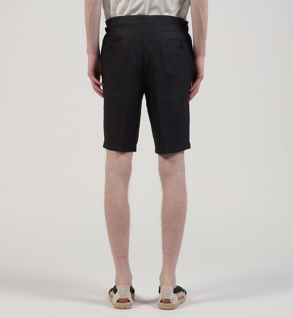 TOMORROWLAND MENS「ベルジャンリネン 2プリーツショーツ」|その他|