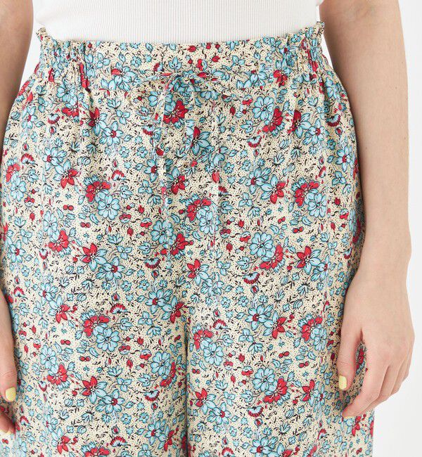 SOULEIADO「レーヨンブロードプリント イージーストレートパンツ」|その他|