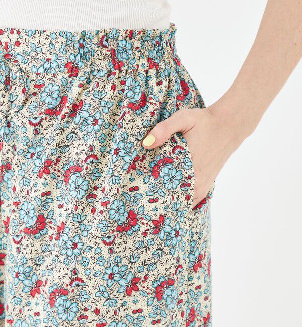 SOULEIADO「レーヨンブロードプリント イージーストレートパンツ」|その他|