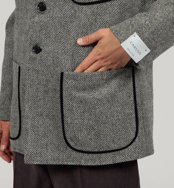 TOMORROWLAND BUYING WEAR「【別注】CARUSO ウール フォレスティエールジャケット」|ブルゾン・スタジャン|