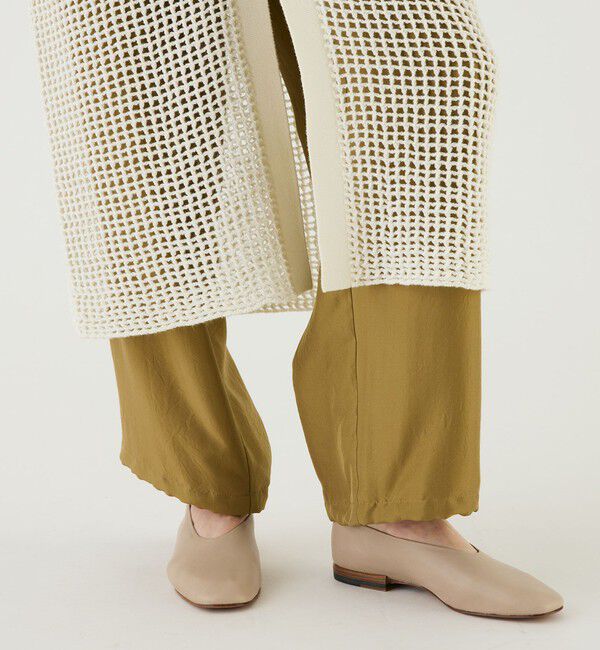 GALERIE VIE「ウールコットンメッシュ ロングカーディガン」|カーディガン|