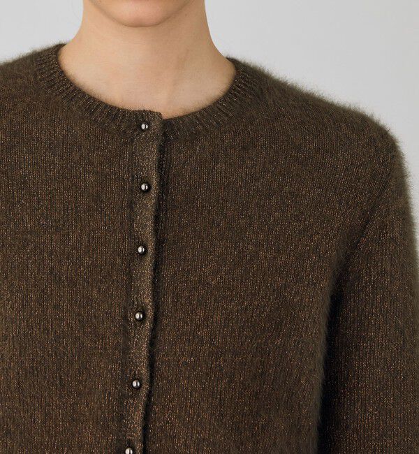 DES PRES「フォックスカシミヤ クルーネックカーディガン」|カーディガン|