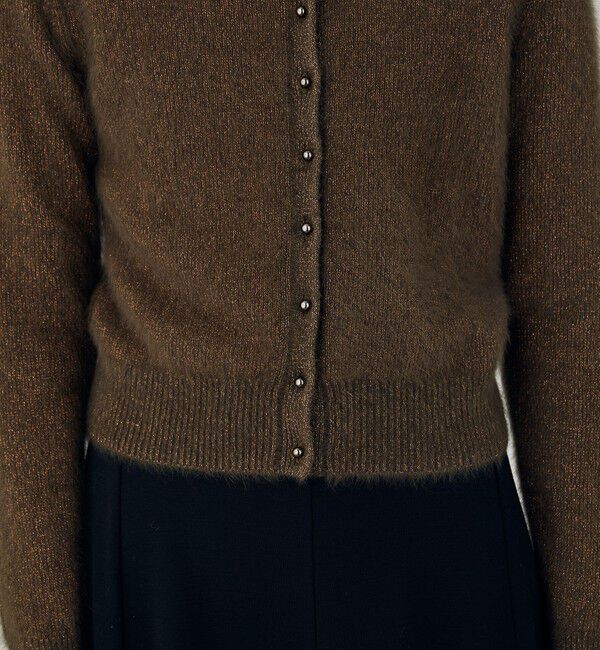 DES PRES「フォックスカシミヤ クルーネックカーディガン」|カーディガン|